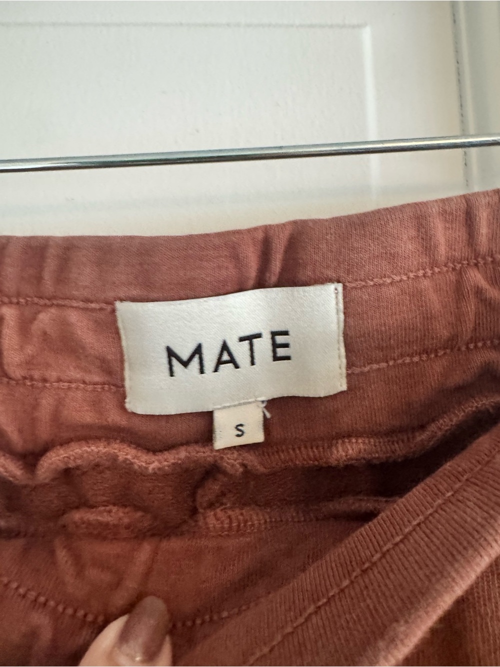 MATE the Label Organic Cotton Terry Sweat Set Joggers Crewneck Small SEE PHOTOS - Picture 4 of 9